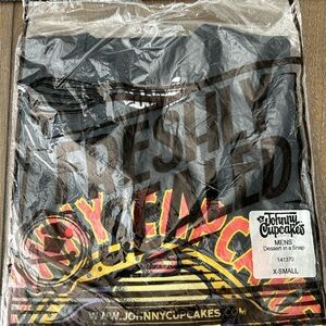 Johnny Cupcakes Black Graphic T-Shirt